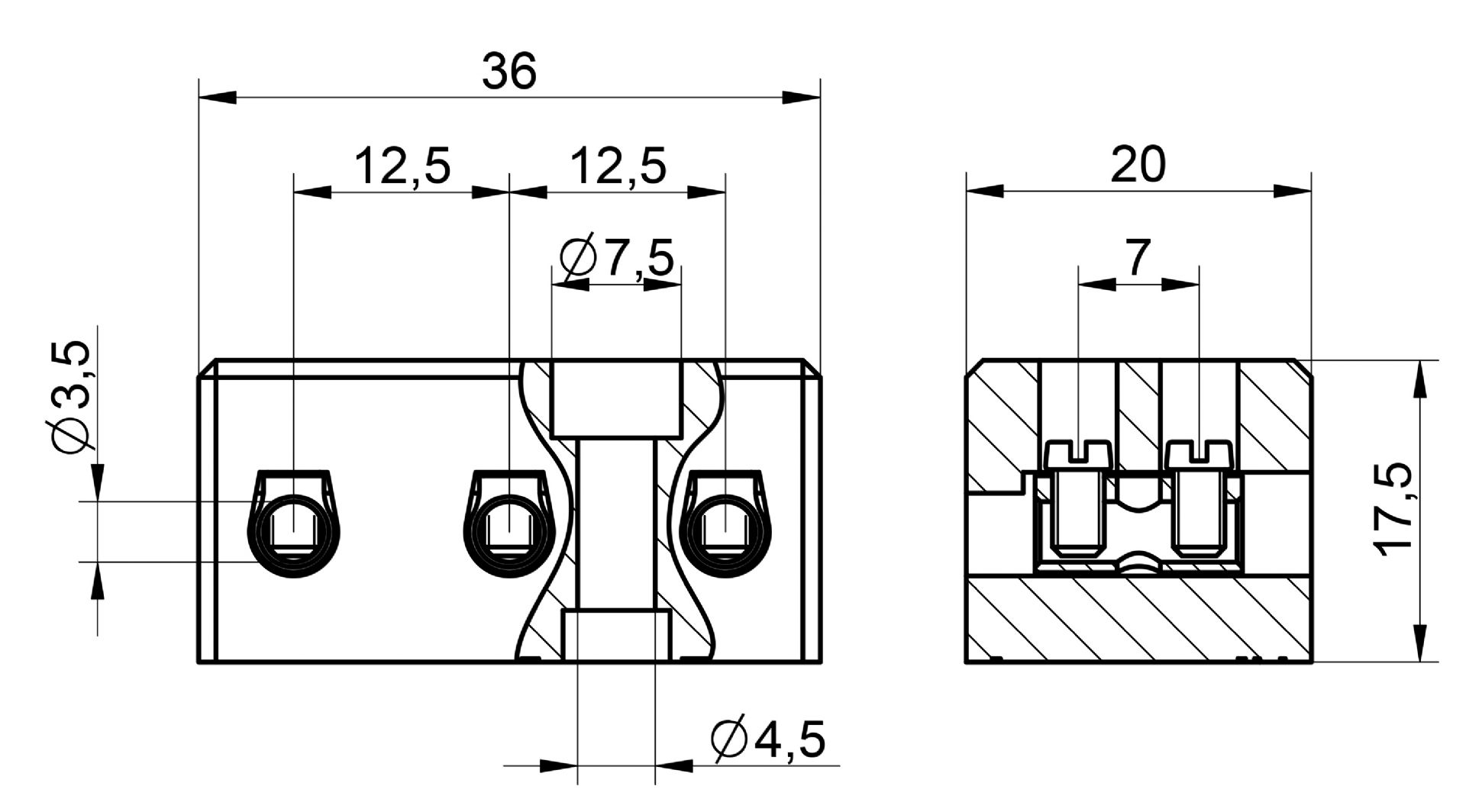 Venta/distribucin/mayoristaRegletas con aislante cermico para realizar conexiones elctricas con conductores de cobre en instalaciones y/o aparatos con temperatura de trabajo elevadas B6-3E
