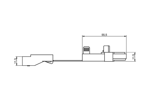 Venta/distribuidor/mayorista conectores enchufables BCS-3T/M1-N