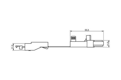 Venta/distribuidor/mayorista conectores enchufables BCS-3T/M2-B