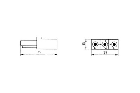 Venta/distribuidor/mayorista conectores enchufables BCS-3/MH-B
