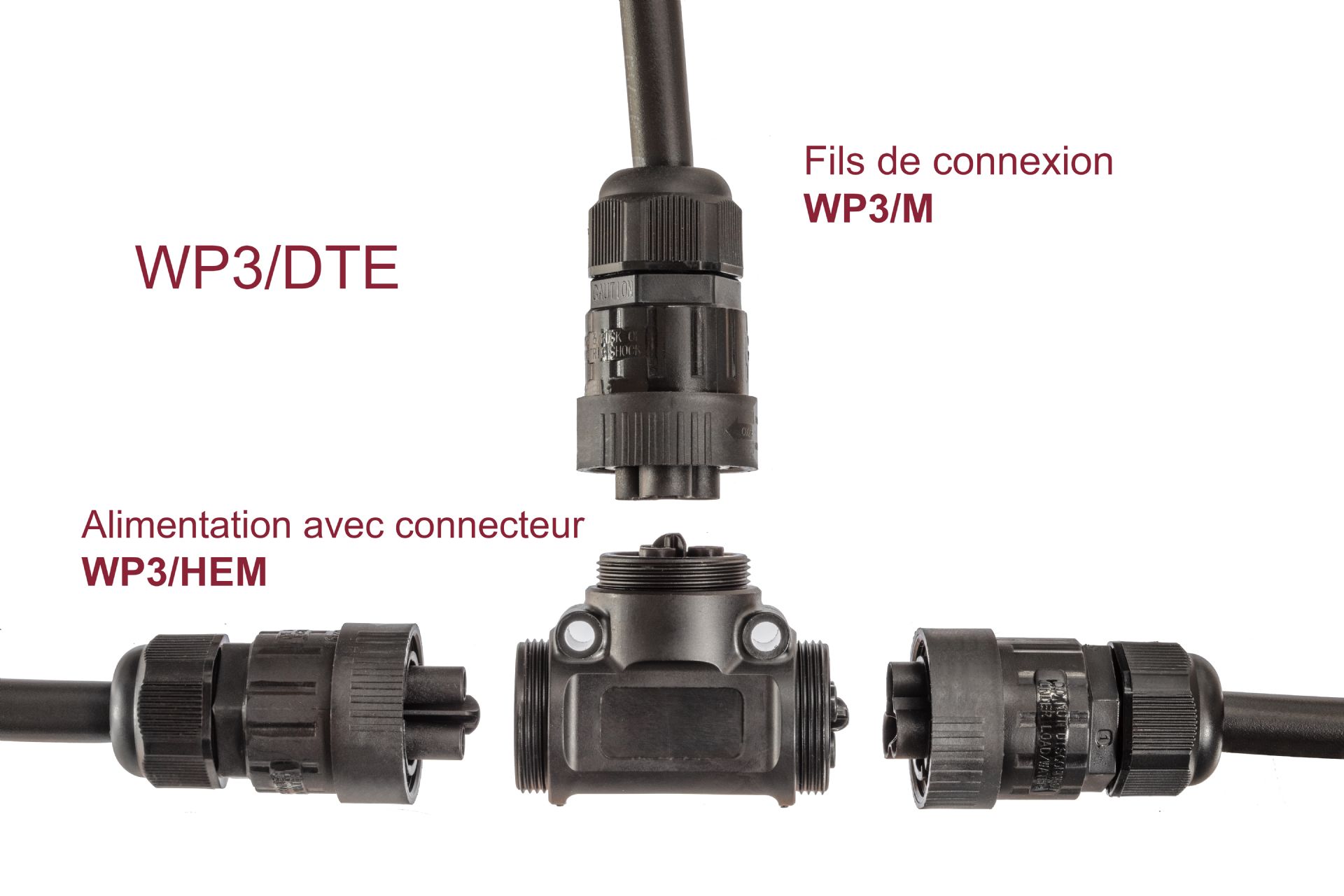 Connecteur de câble de connecteur étanche IP68 - connectez les