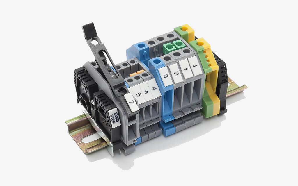 Bornas para cuadros elctricos EURO